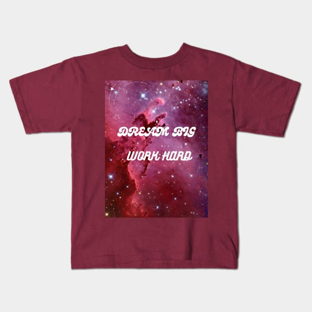 Inspire art to reality through quotes Kids T-Shirt by Kiamah Designs
